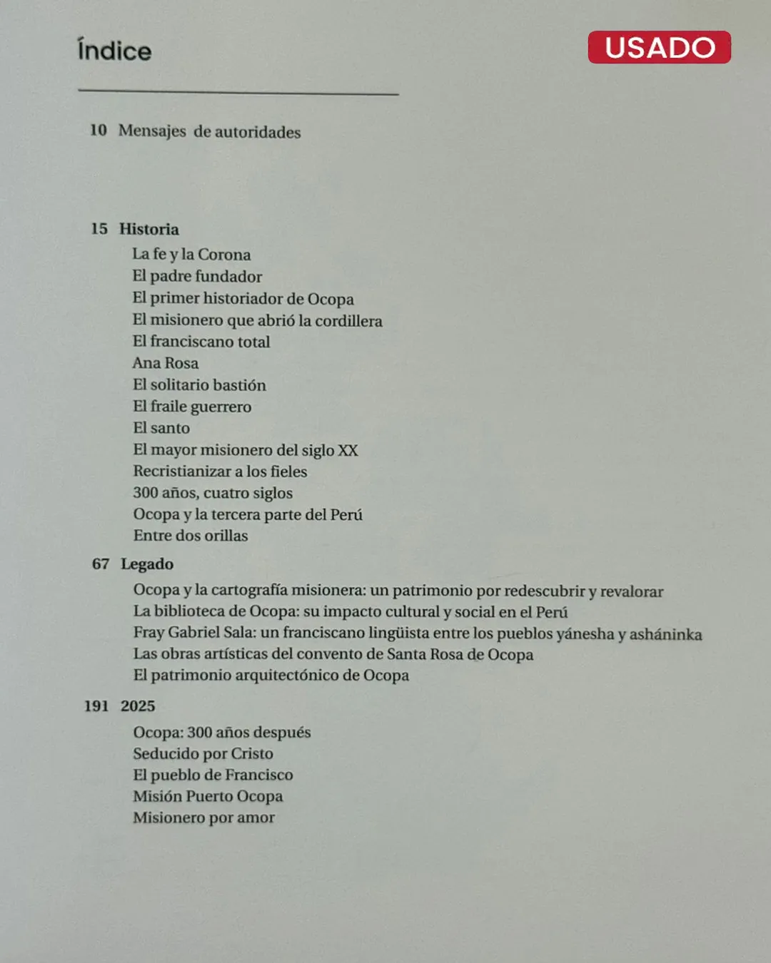 300 AÑOS (CONVENTO DE SANTA ROSA DE OCOPA) - Imagen 3