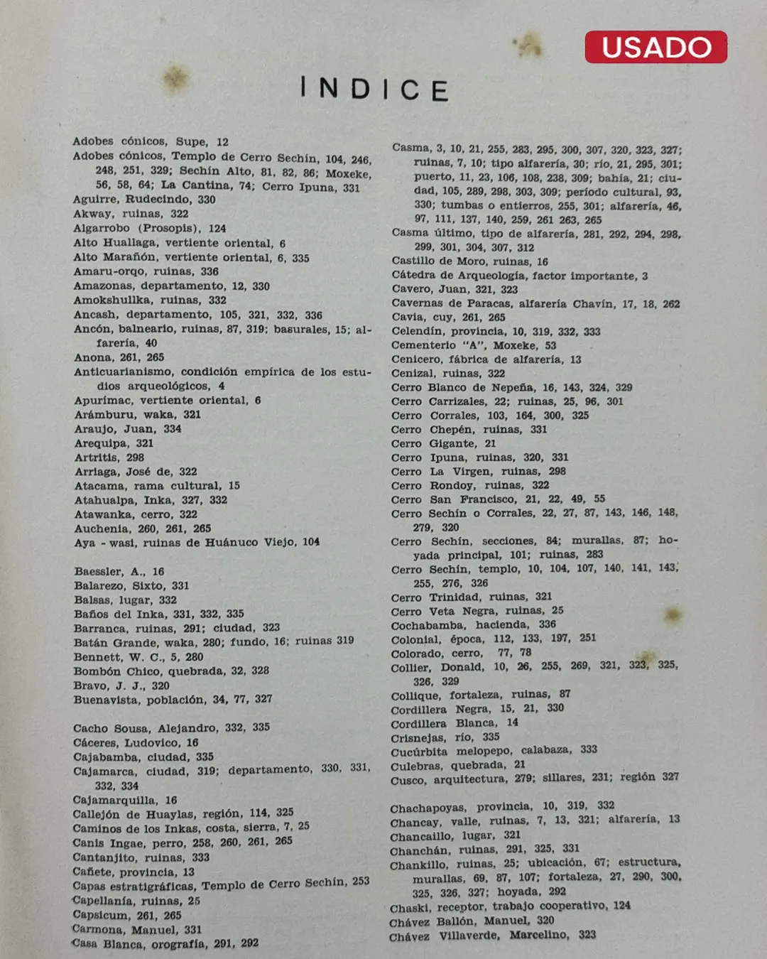 ARQUEOLOGÍA DEL VALLE DE CASMA - Imagen 2