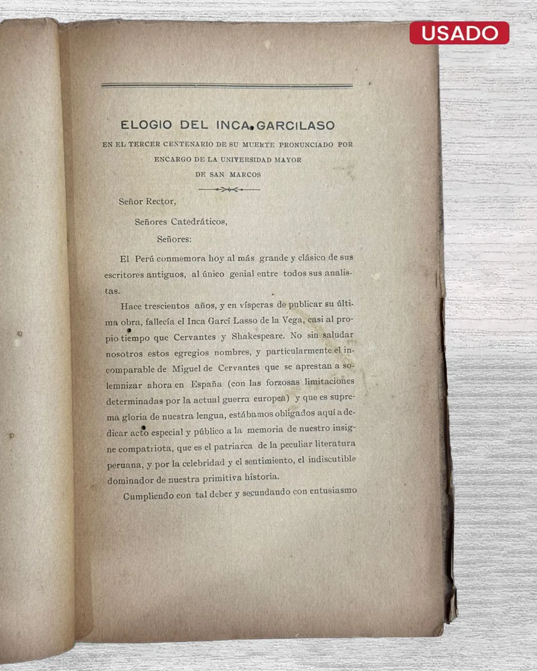 REVISTA UNIVERSITARIA, ORGANO DE LA UNIVERSIDAD MAYOR DE SAN MARCOS – AÑO XI – VOL. I (ABRIL 1916) - Imagen 3