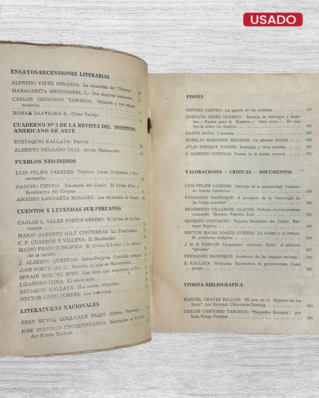 REVISTA DEL INSTITUTO AMERICANO DE ARTE. AÑO DEL LIBERTADOR MARISCAL CASTILLA. AÑO VII – VOL. II (1954) - Imagen 2