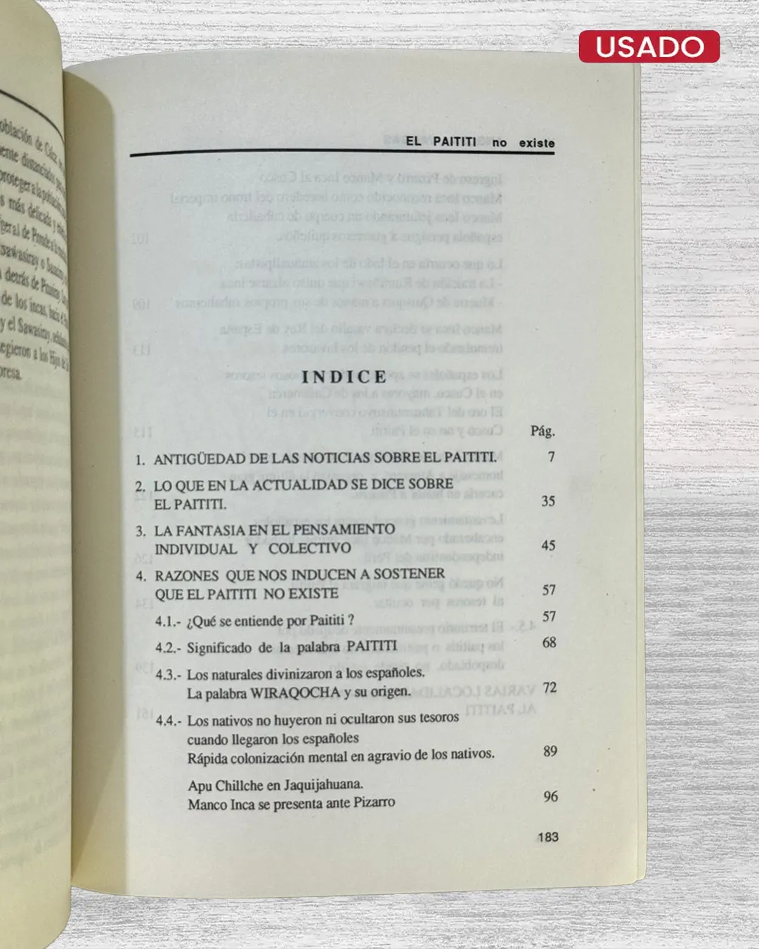 EL PAITITI NO EXISTE - CON FIRMA DEL AUTOR - Imagen 2