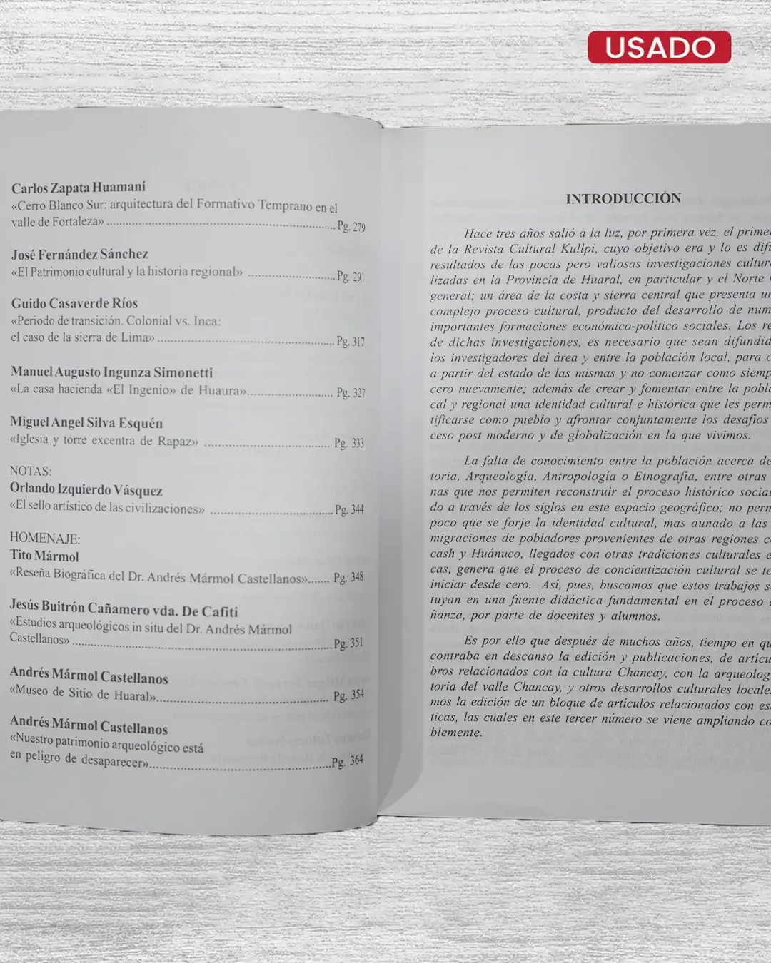 KULLPI: 'INVESTIGACIONES CULTURALES EN LA PROVINCIA DE HUARAL Y EL NORTE CHICO – ALO 3 / N°3 (2007)' - Imagen 3