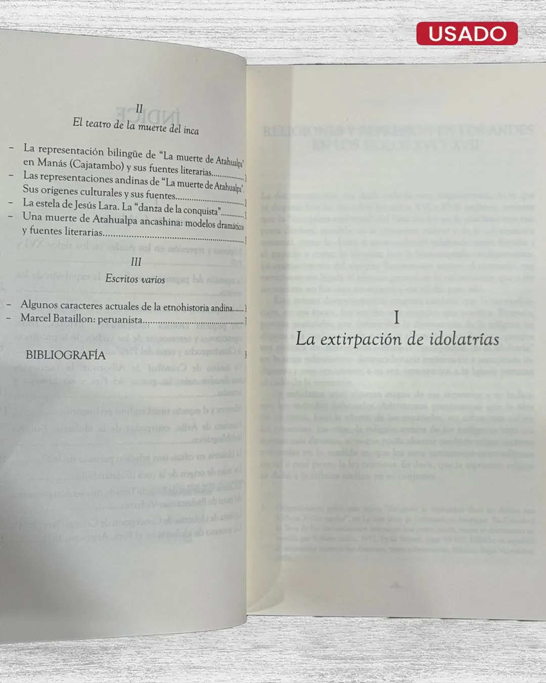 ESCRITOS DE HISTORIA ANDINA (TOMO IV) ‘EXTIRPACION DE IDOLATRÍAS’ Y TEATRO DE LA MUERTE DEL INCA - Imagen 3