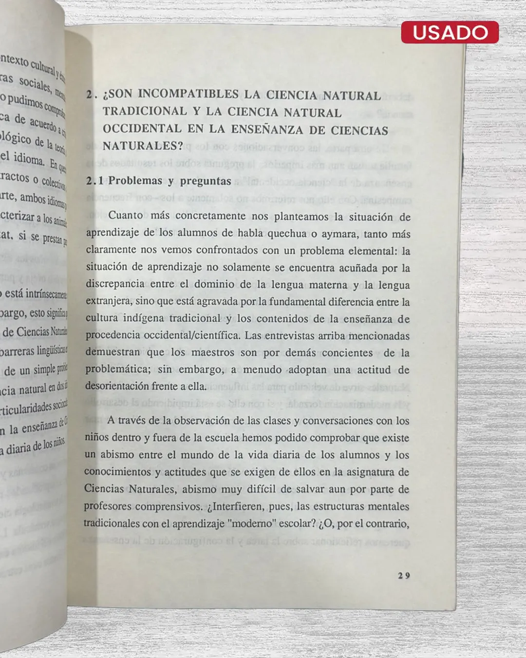 LAS CIENCIAS NATURALES EN LA EDUCACION BILINGUE: EL CASO DE PUNO - Imagen 3
