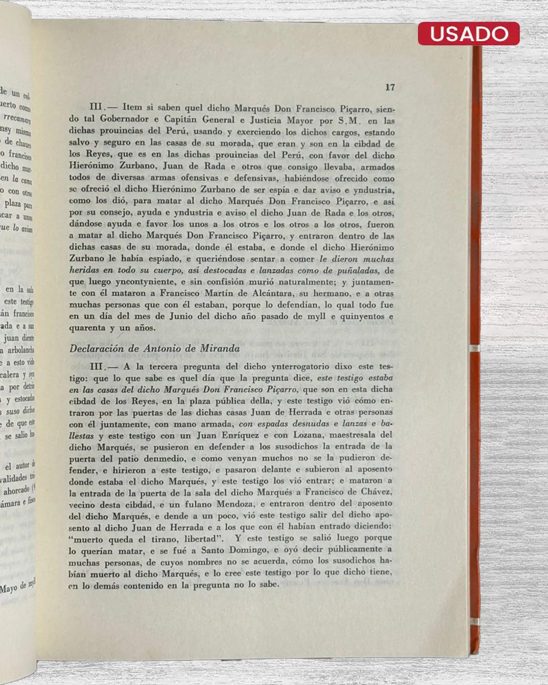 LA FICCIÓN DEL ESQUELETO DE PIZARRO - Imagen 3
