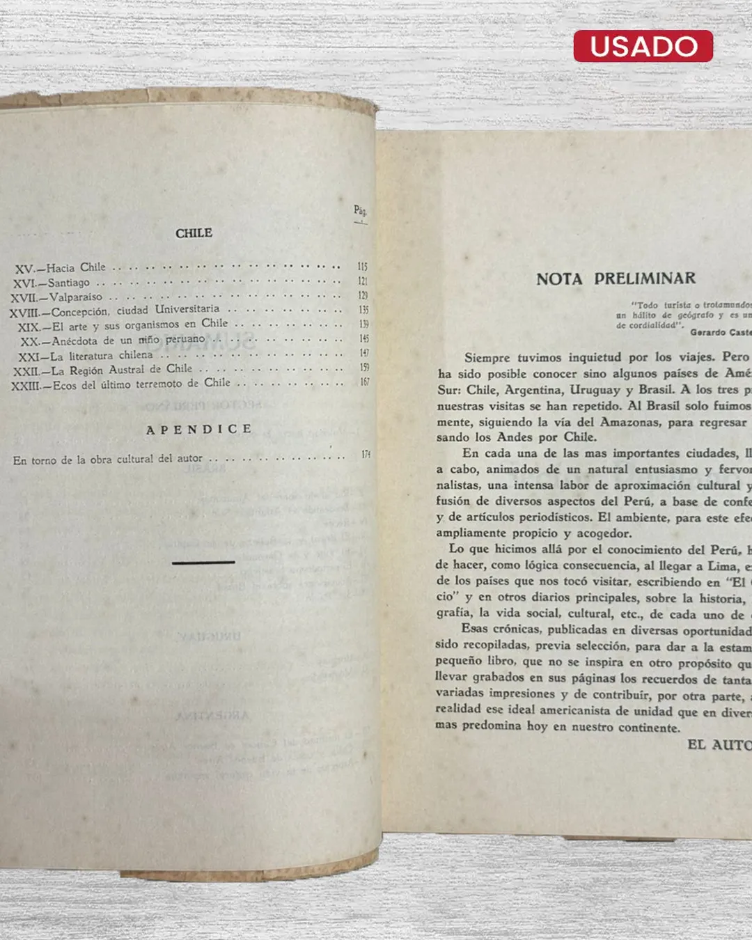 PAISAJES SUDAMERICANOS. DEL RÍMAC AL MAPOCHO POR EL AMAZONAS, EL ATLÁNTICO Y EL PLATA - CON DEDICATORIA DEL AUTOR - Imagen 2