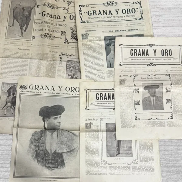 COLECCIÓN ORIGINAL 1908 – “GRANA Y ORO” (32 PRIMEROS NROS)