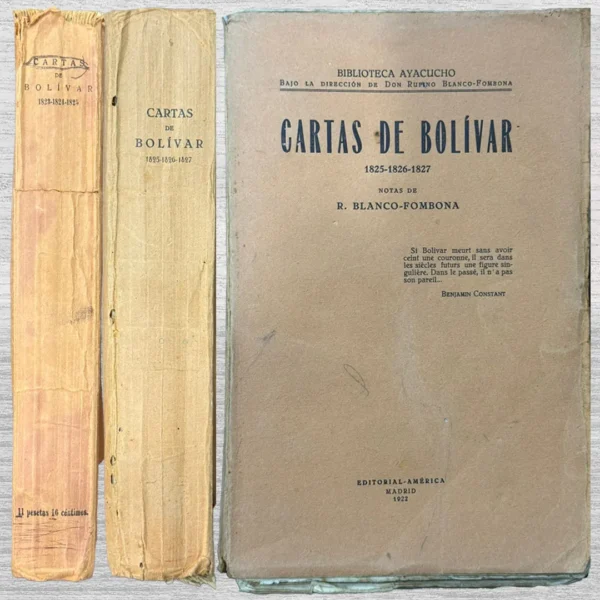 CARTAS DE BOLÍVAR (1823-1824-1825-1825-1826-1827)