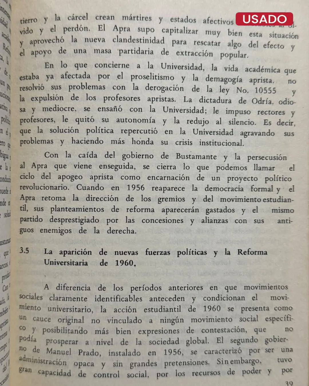MOVIMIENTOS SOCIALES Y MOVIMIENTOS UNIVERSITARIOS EN EL PERÚ - Imagen 2