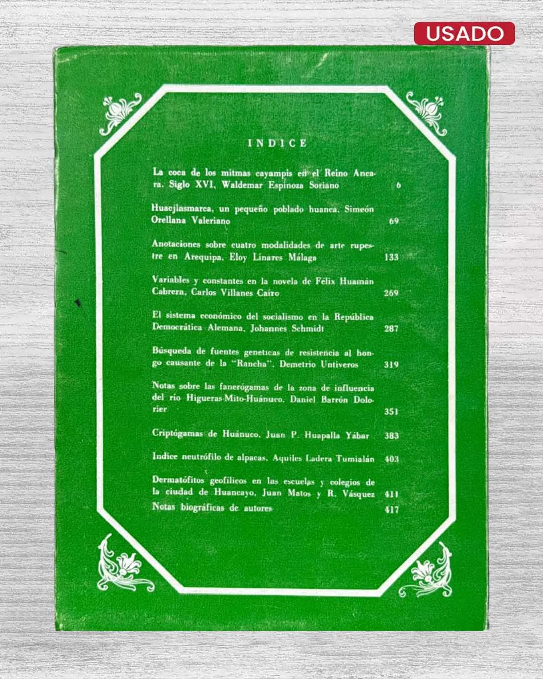 ANALES CIENTIFICOS DE LA UNIVERSIDAD DEL CENTRO DEL PERU. N° 2, HUANCAYO 1973 - Imagen 2