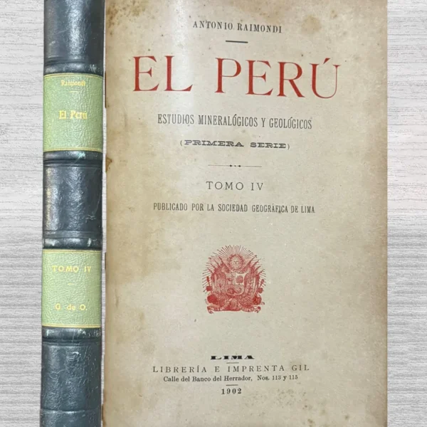 EL PERÚ: HISTORIA DE LA GEOGRAFÍA DEL PERÚ (TOMO III) – LIBRO SEGUNDO