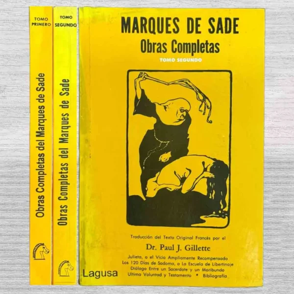 MARQUES DE SADE: OBRAS COMPLETAS (TOMO PRIMERO Y SEGUNDO)