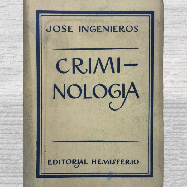 CRIMINOLOGÍA 