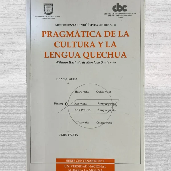 MONUMENTA LINGÜISTICA ANDINA / 8: PRAGMÁTICA DE LA CULTURA Y LA LENGUA QUECHUA