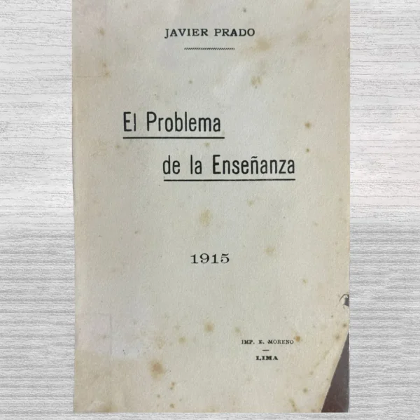 EL PROBLEMA DE LA ENSEÑANZA