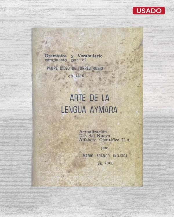 ARTE DE LA LENGUA AYMARA