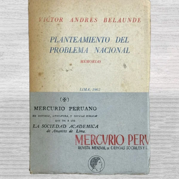 PLANTEAMIENTO DEL PROBLEMA NACIONAL (MEMORIAS)