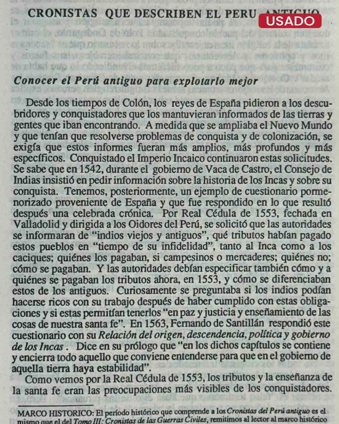 CRONISTAS DEL PERÚ ANTIGUO - Imagen 2