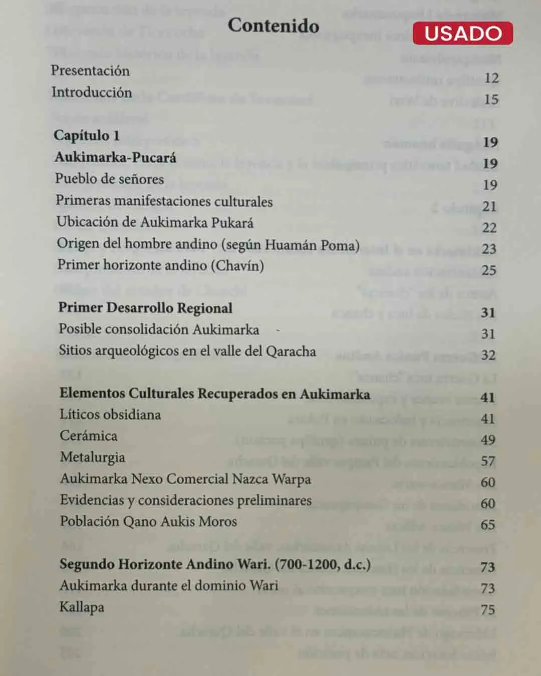 CULTURA AUKIMARKA PUKARA: AYACUCHO. LA NACIÓN DEL HALCÓN SAGRADO PUEBLO DE SEÑORES - Imagen 2