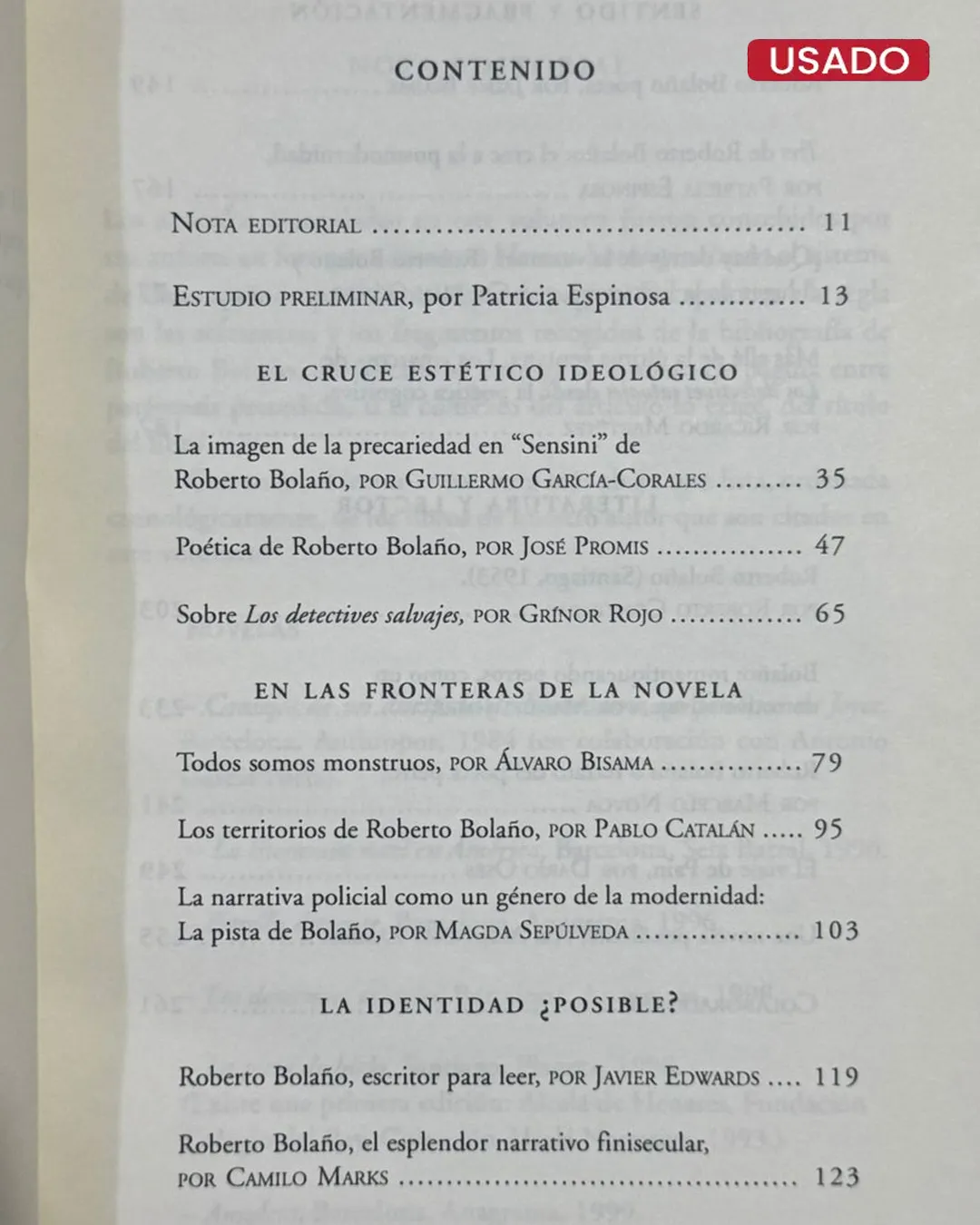 TERRITORIOS EN FUGA. ESTUDIOS CRÍTICOS SOBRE LA OBRA DE ROBERTO BOLAÑO - Imagen 2