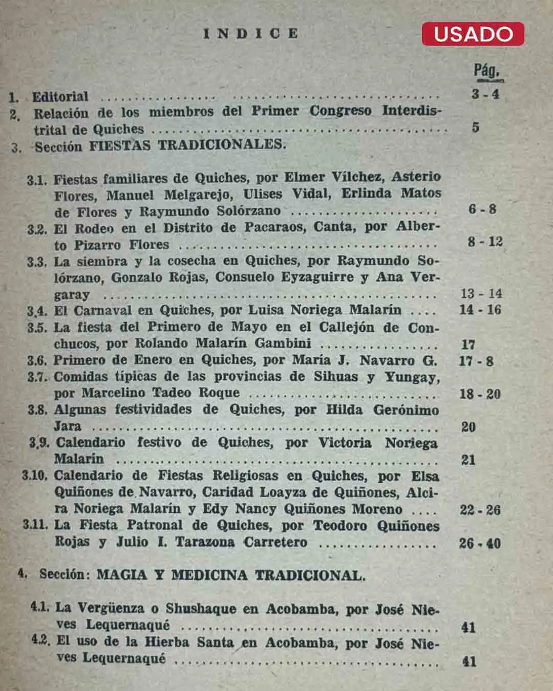 APACHETA. REVISTA DE LAS TRADICIONES POPULARES DEL PERU – 1 - Imagen 2