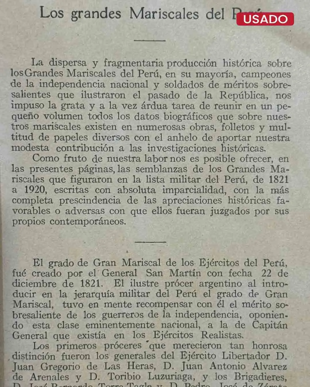 LOS GRANDES MARISCALES DEL PERÚ - Imagen 4