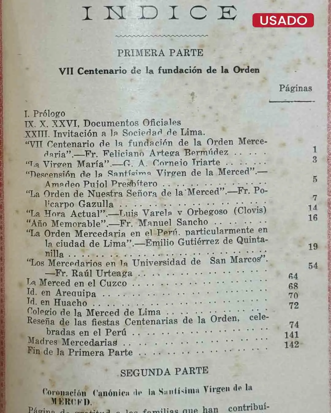 ALBUM DE LA CORONACIÓN DE LA SANTÍSIMA VIRGEN DE LA MERCED. PATRONA DE LAS ARMAS DEL PERÚ - Imagen 4