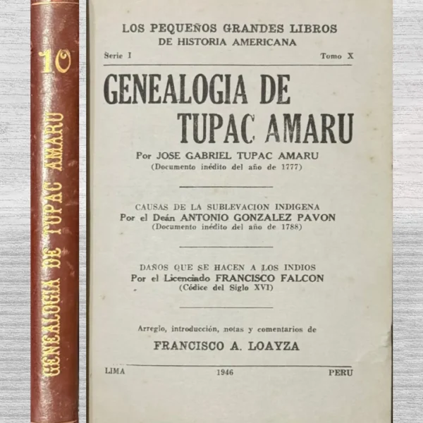 GENEALOGÍA DE TUPAC AMARU