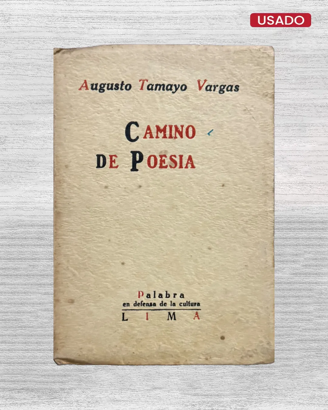 CAMINO DE POESÍA (CON FIRMA DEL AUTOR)