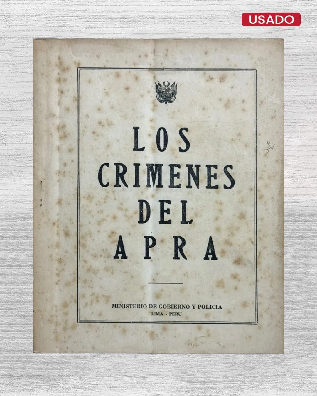 LOS CRIMENES DEL APRA