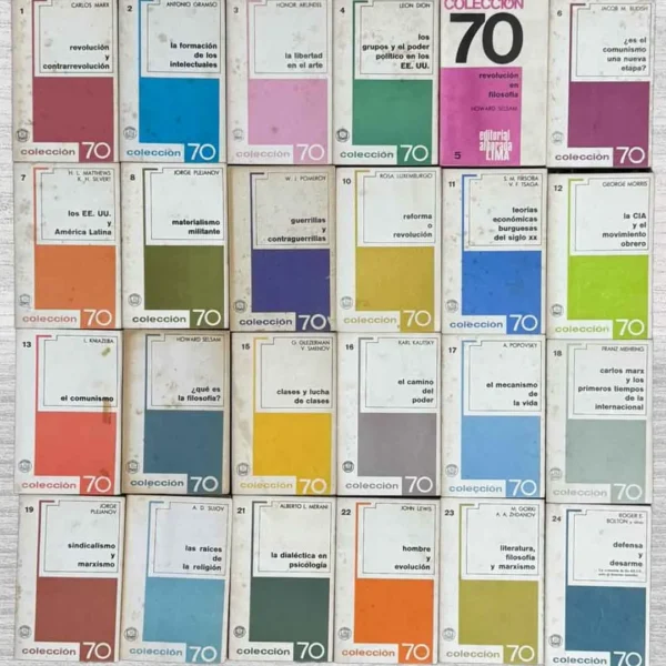 150 VOLUMENES DE LA COLECCION 70