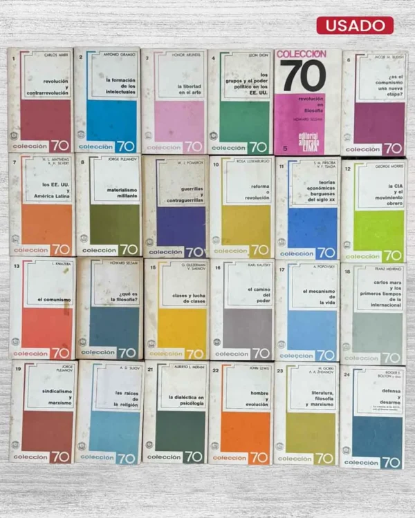 150 VOLUMENES DE LA COLECCION 70