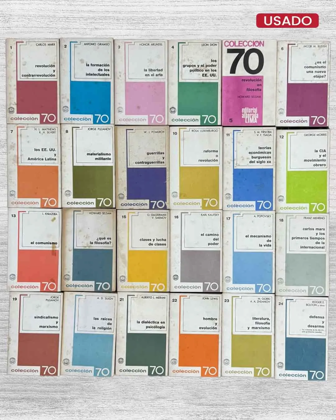 150 VOLUMENES DE LA COLECCION 70