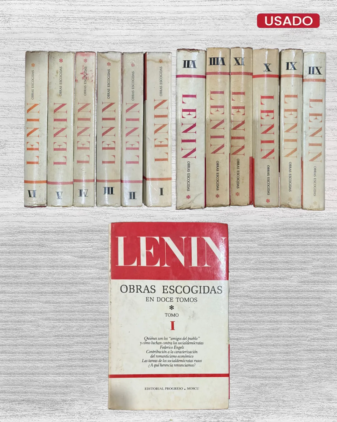 LENIN: OBRAS ESCOGIDAS (12 TOMOS)
