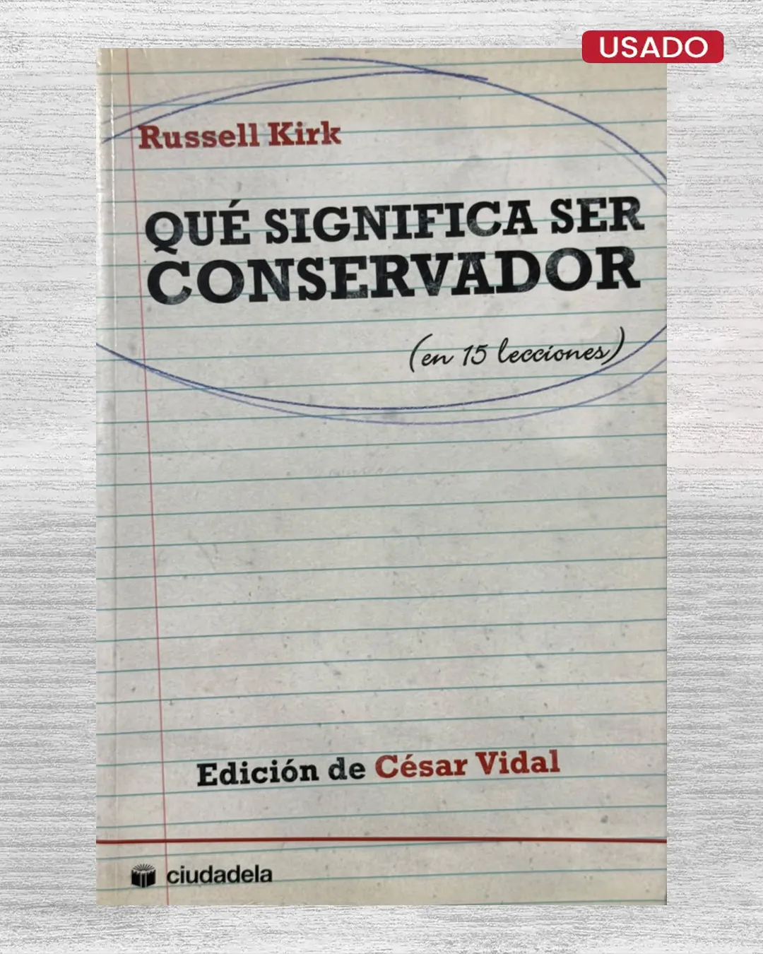 QUE SIGNIFICA SER CONSERVADOR (EN 15 LECCIONES)