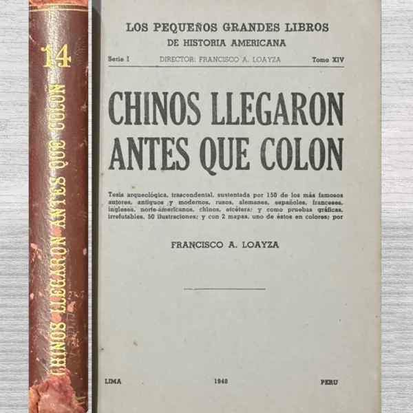 CHINOS LLEGARON ANTES QUE COLÓN
