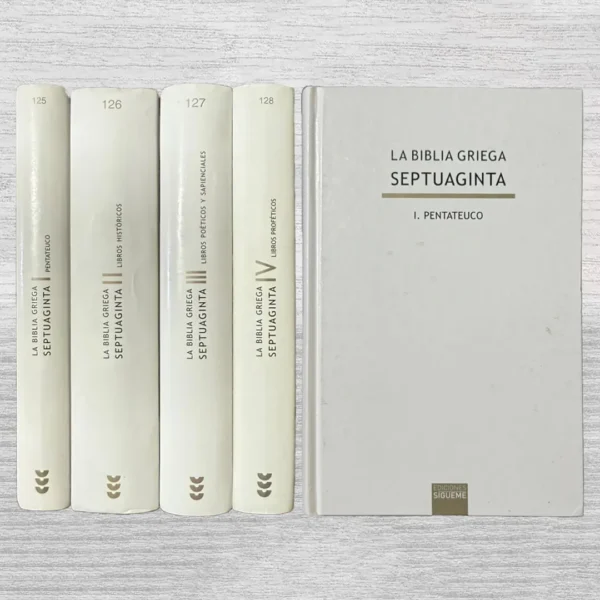 LA BIBLIA GRIEGA SEPTUAGINTA (4 TOMOS)