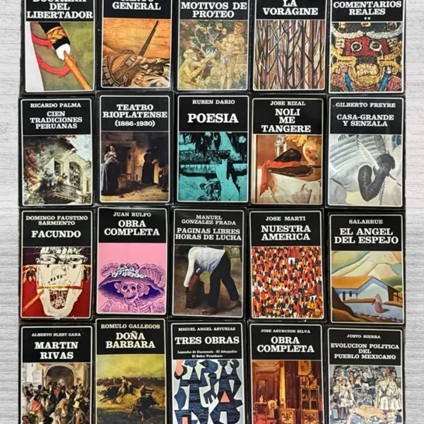COLECCIÓN CLÁSICA (BIBLIOTECA AYACUCHO) – 116 TOMOS (TOMO 5, 108, 109 Y 109 NO SE INCLUYEN)