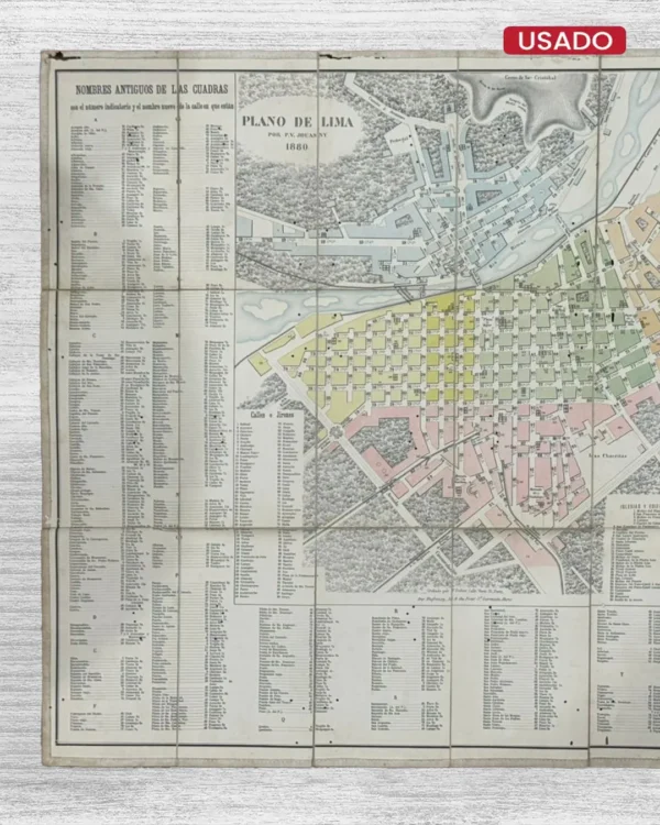 «PLANO DE LIMA DE 1880»