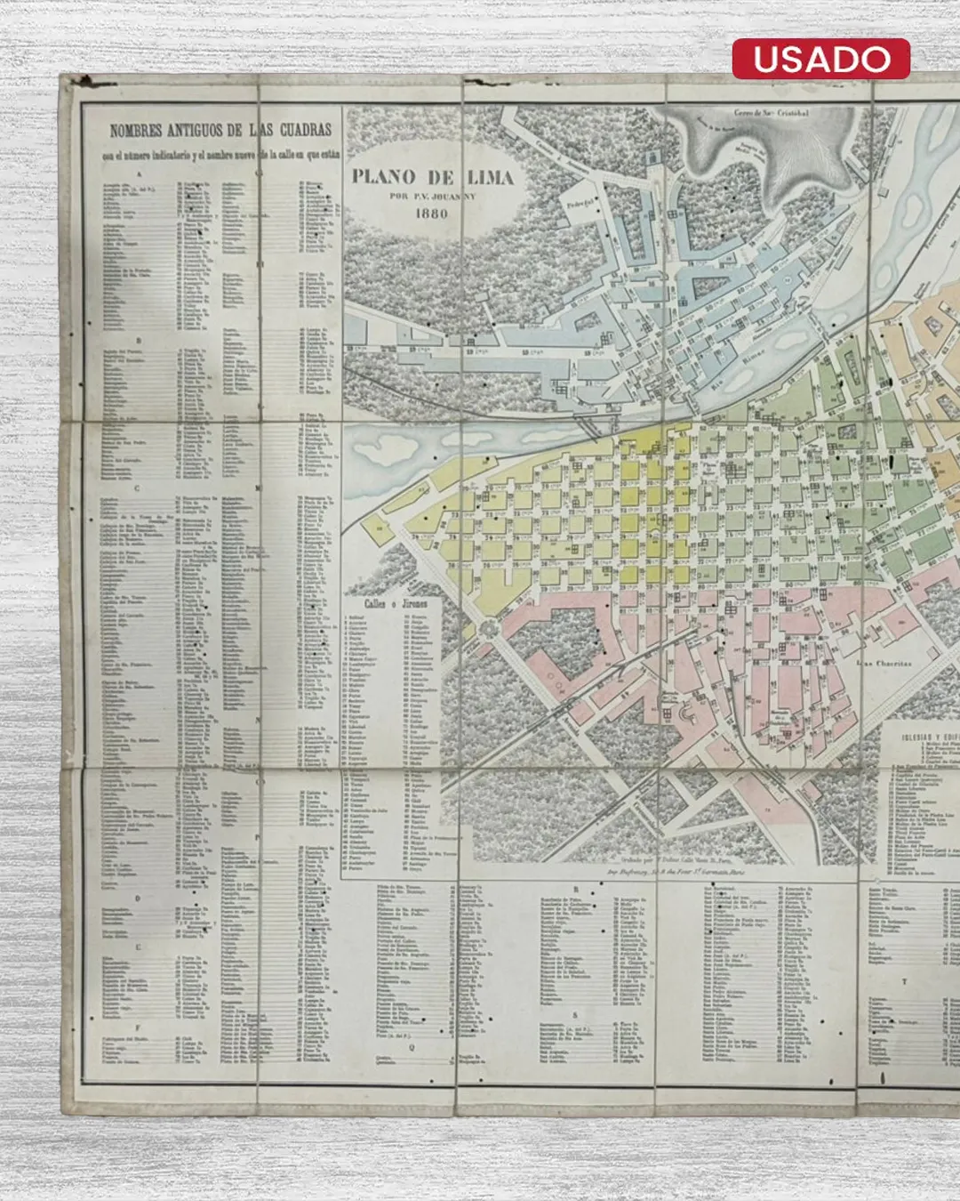 "PLANO DE LIMA DE 1880"
