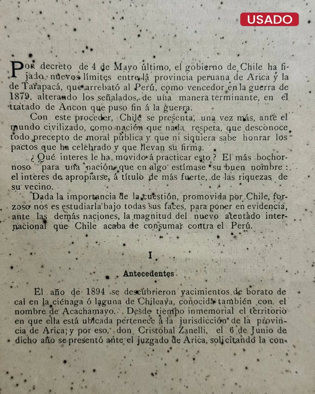 LÍMITES ENTRE ARICA Y TARAPACÁ - Imagen 2