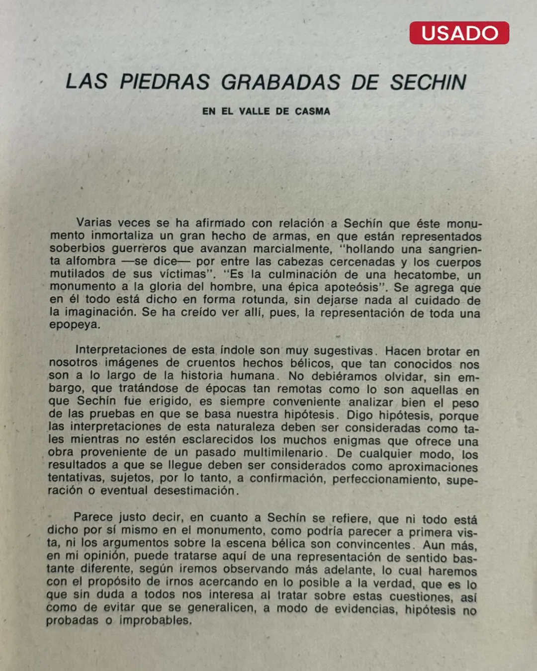 DOS TEMAS NORTEÑOS. LAS PIEDRAS GRABADAS DE SECHÍN / SOBRE LA PROCEDENCIA DE NAYMLAP - Imagen 2