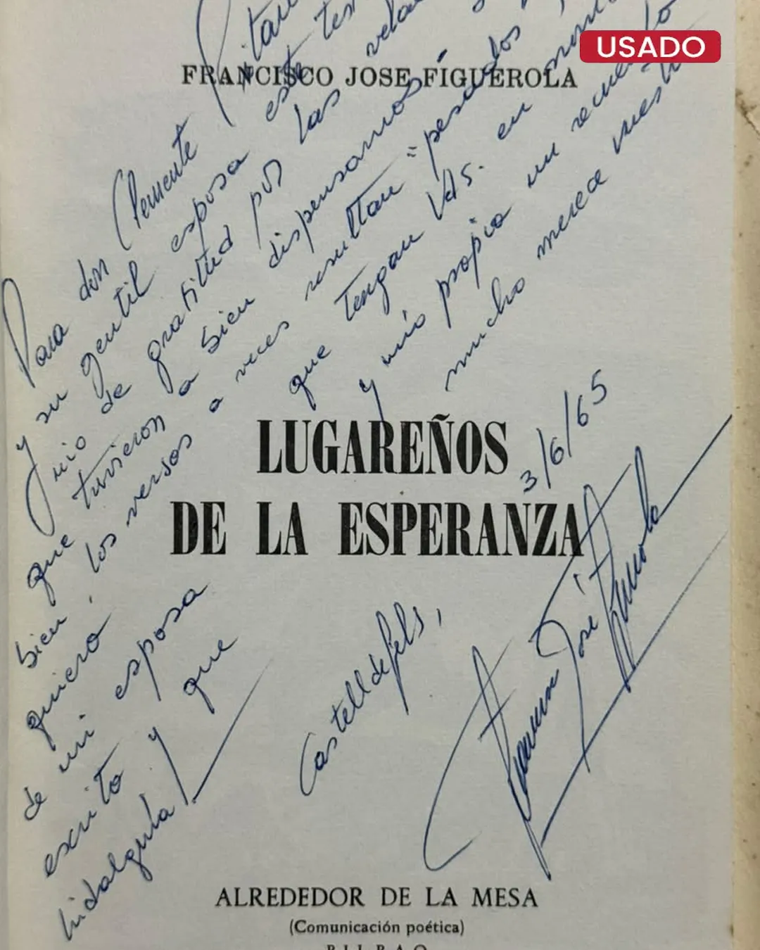 LUGAREÑOS DE LA ESPERANZA (CON FIRMA DEL AUTOR) - Imagen 2