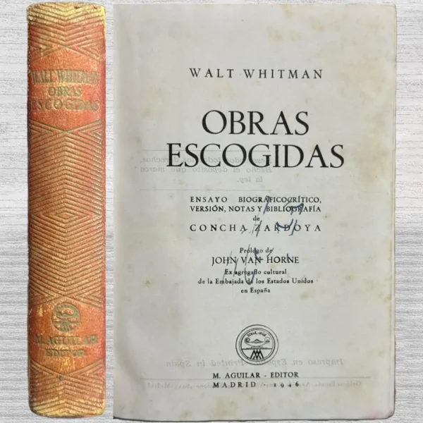 WALT WHITMAN: OBRAS ESCOGIDAS