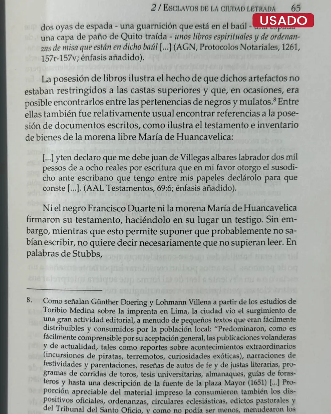 ESCLAVOS DE LA CIUDAD LETRADA. ESCLAVITUD, ESCRITURA Y COLONIALISMO EN LIMA (1650 – 1700) - Imagen 3