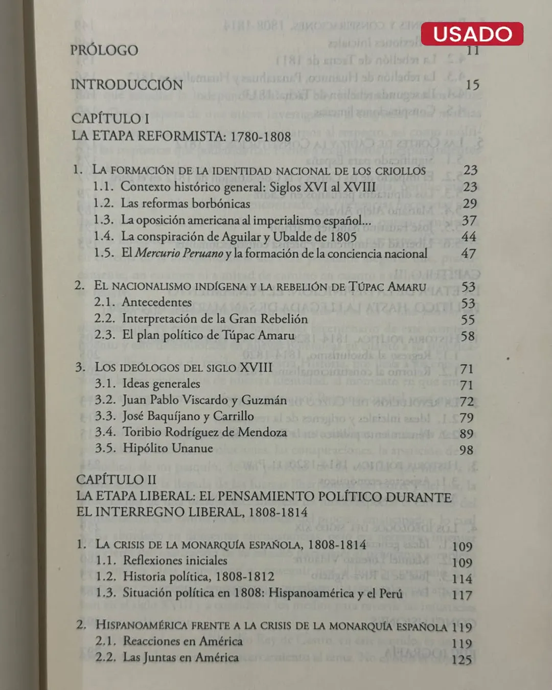 EL PENSAMIENTO POLÍTICO Y LA FORMACIÓN DE LA NACIONALIDAD PERUANA, 1780 – 1820 - Imagen 2