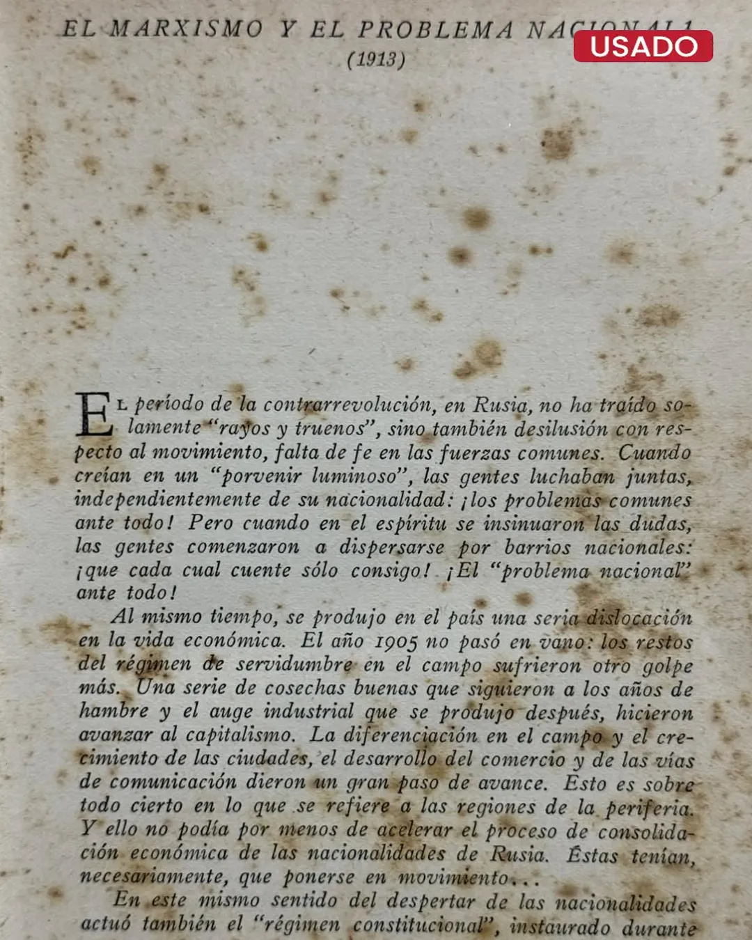 EL MARXISMO Y EL PROBLEMA NACIONAL Y COLONIAL - Imagen 3