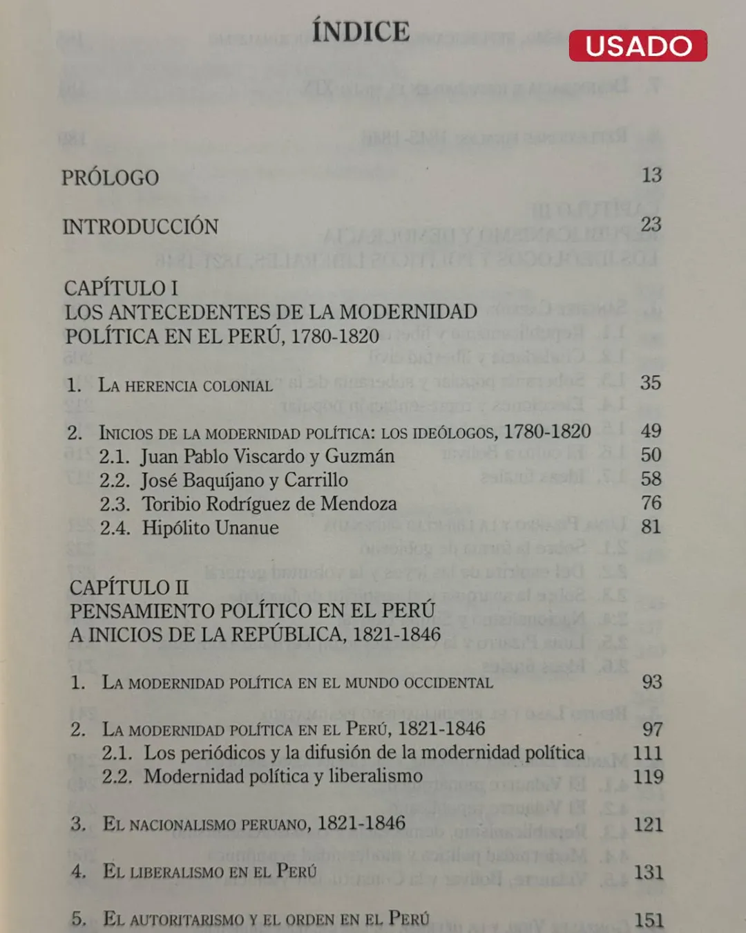 REPUBLICANISMO, NACIÓN Y DEMOCRACIA. LA MODERNIDAD POLÍTICA EN EL PERÚ, 1821 – 1846 - Imagen 2