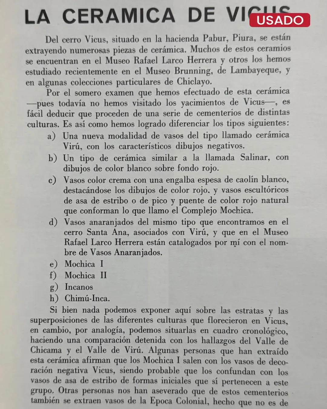 LA CERÁMICA DE VICÚS - Imagen 2