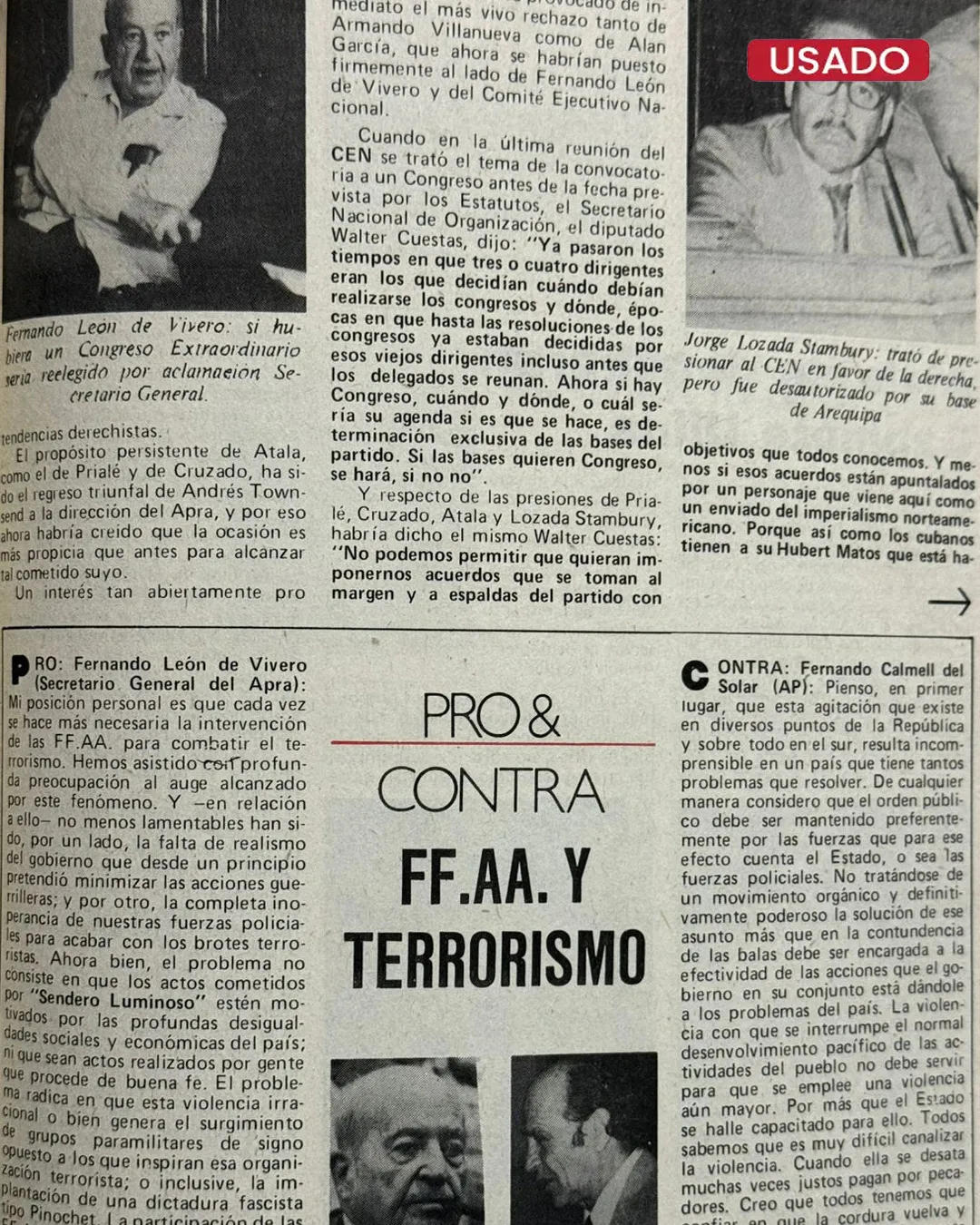EQUIS X. EL SEMANARIO DEL PUEBLO PERUANO – N°. 284 – 29 DE MARZO, 1982 - Imagen 2